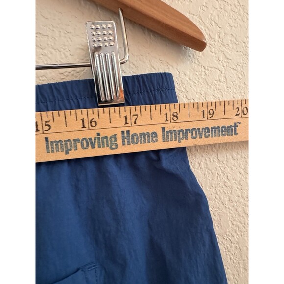 Original Use Shorts Mens L Blue Nylon Jogger Drawstring No Lining Pockets Light - Picture 9 of 11